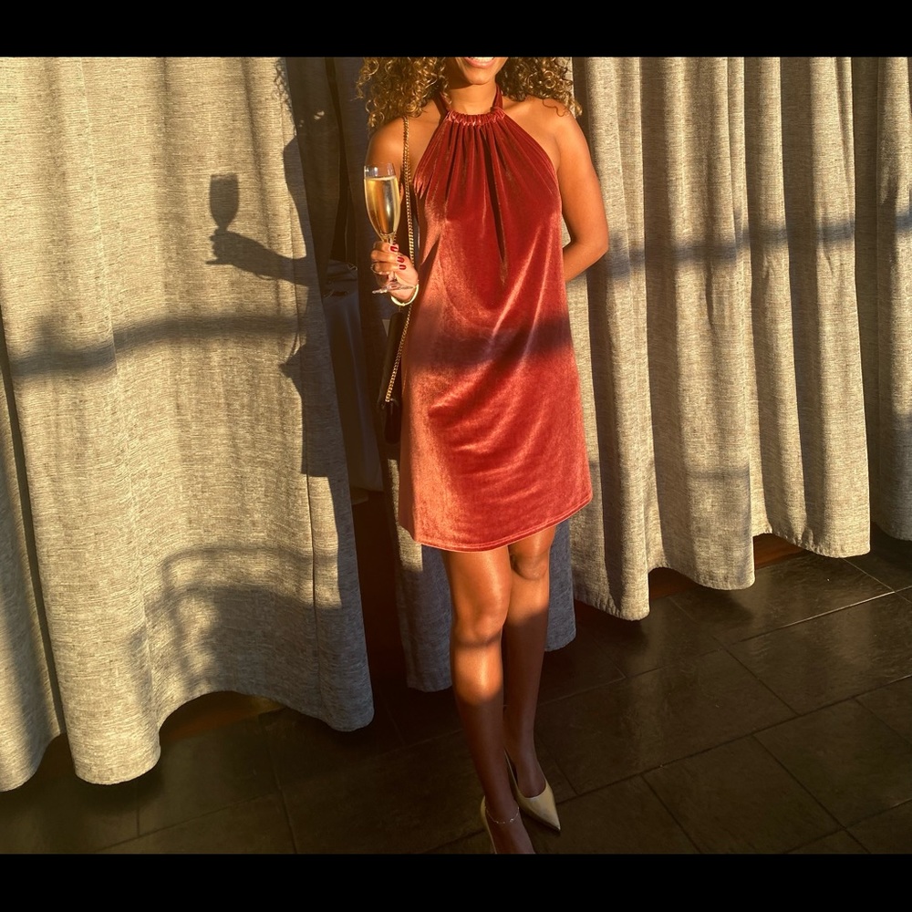 Bishop & Young Halter Dress size M, adjustable fits well on small (my size)